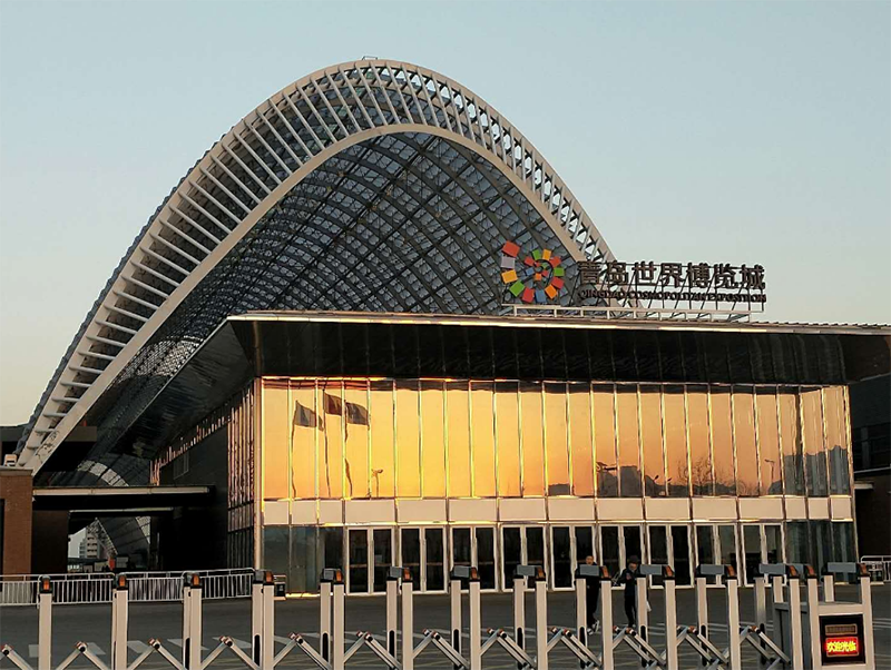Distributed Temperature Sensing system applied to fire detection in Qingdao Cosmopolitan Exposition